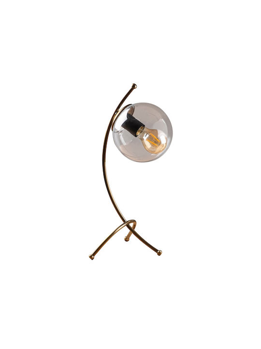 YAY Table Decorative Lamp with Socket for Bulb E27 Gold