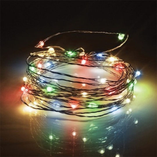 30 Luminite LED 3m. Multicolore Baterie tip Șir 1buc 30 Luminite LED 3m. Multicolore Baterie tip Șir 1buc