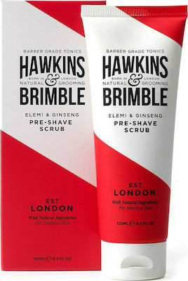 Hawkins & Brimble Scrub Elemi & Ginseng Gel pentru înainte de Bărbierit cu Aloe 125ml HAW004