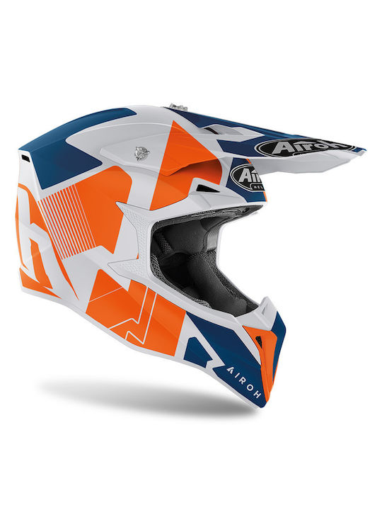Airoh MX Wraap Raze Motocross Orange Matt Airoh MX Wraap Raze Motocross Orange Matt