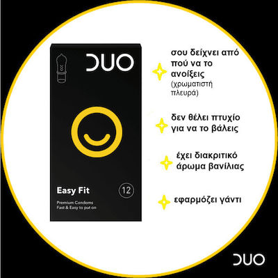 Duo Prezervative Easy Fit 3buc