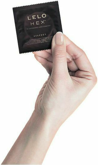 Lelo Condoms Hex Respect XL 12pcs 54mm Natural