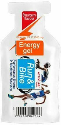 ActivLab Run & Bike Energy Gel Φράουλα 40gr