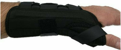 Adco 03291 Wrist Splint 16cm with Thumb Left Side Black