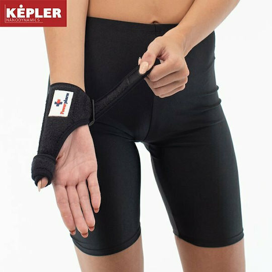 Powerpharm Kepler Handgelenk-Schiene Schiene Handgelenk mit Daumen in Schwarz Farbe