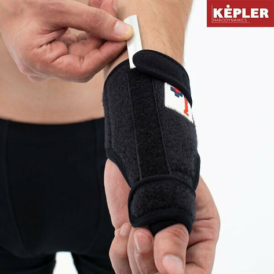 Powerpharm Kepler Handgelenk-Schiene Schiene Handgelenk mit Daumen in Schwarz Farbe