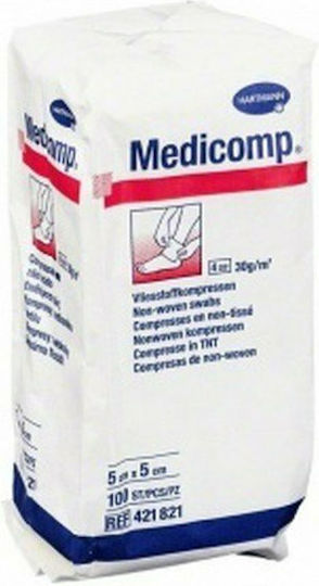 Hartmann Non-Sterile Gauze Pads 5x5cm Medicomp 100pcs