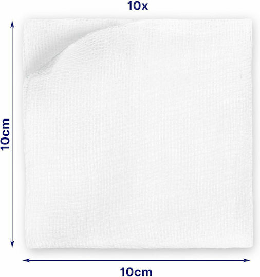 Hansaplast Med Sterile Gazen 10x10cm 10pcs