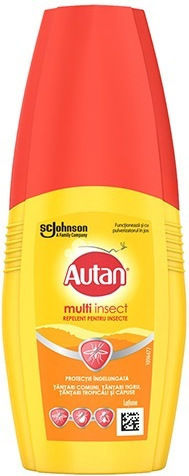 Autan Multi Insect Ентомоотплъхващ Лосион Спрей Подходящо За Деца 100ml