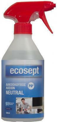 Ecofarm Денатуриран Спирт 70° 500ml Спрей (Алкохолна Лосион)