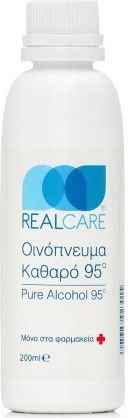 Real Care Καθαρό Οινόπνευμα 95° 200ml