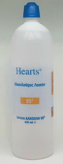 Viochrist Почистващ алкохолен лосион 95° Hearts 400мл