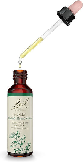 Bach Holly Ανθοΐαμα σε Σταγόνες 20ml