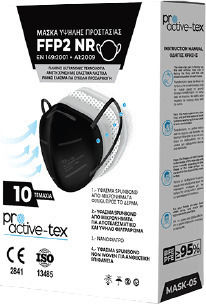 Pro Active-Tex Disposable Protective Mask FFP2 Black 880pcs