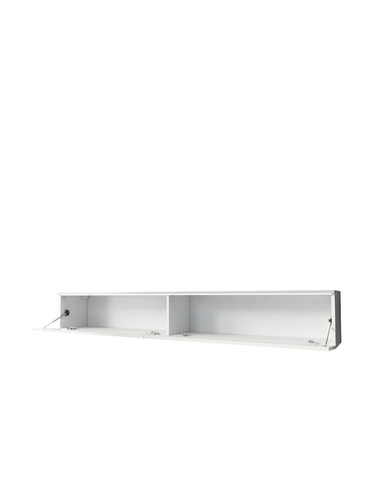 Έπιπλο Τηλεόρασης Dalia Plus Λευκό Μ180xΠ33xΥ30cm