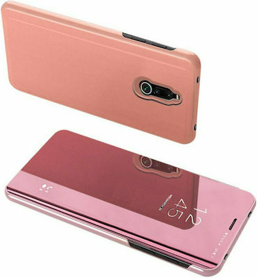 Hurtel Clear View Plastic Book Pink (Redmi 8)