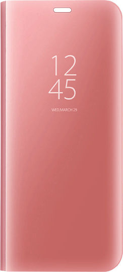 Hurtel Clear View Book Plastic Rose Gold (Galaxy A51)