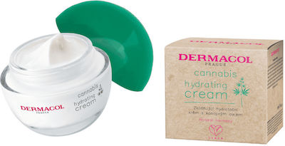 Dermacol Cannabis Hydrating Feuchtigkeitsspendend Creme Gesicht Tag mit Hyaluronsäure & Cannabis 50ml