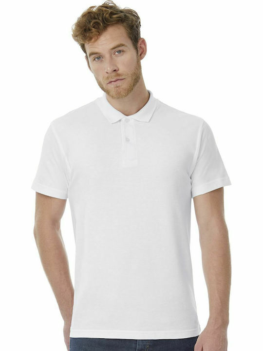 B&C ID.001 Ανδρικό Διαφημιστικό T-shirt Κοντομάνικο σε Λευκό Χρώμα B&C ID.001 Ανδρικό Διαφημιστικό T-shirt Κοντομάνικο σε Λευκό Χρώμα