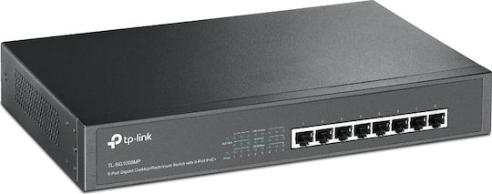 TP-LINK TL-SG1008MP v3 Unmanaged L2 PoE+ Switch with 8 Gigabit (1Gbps) Ethernet Ports