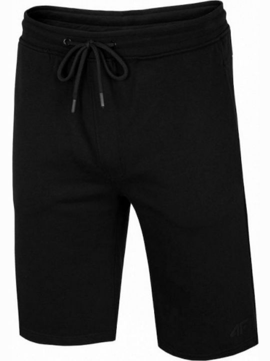 4F Sportliche Herrenshorts Schwarz