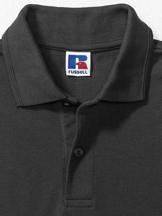 Russell Europe Hardwearing Men's Short Sleeve Promotional T-Shirt Black