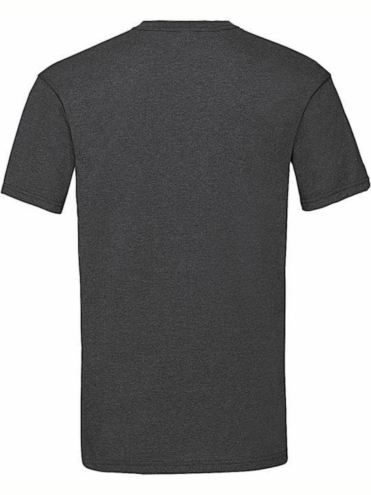 Fruit of the Loom Valueweight T Men's Short Sleeve Promotional T-Shirt Dark Heather Grey