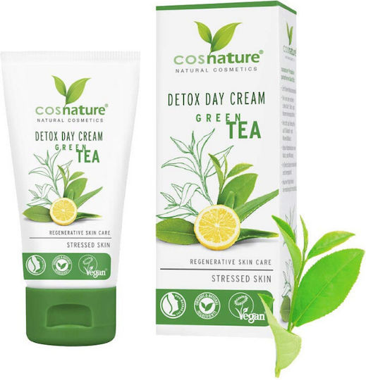Cosnature Green Tea Cream Face Day with Aloe Vera 50ml