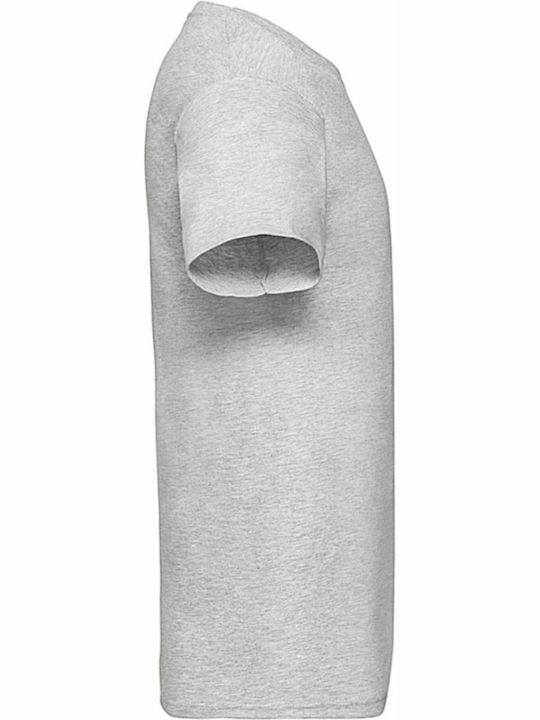 Fruit of the Loom Valueweight V-T Мъжка Рекламна Тениска Меланжирано Сива