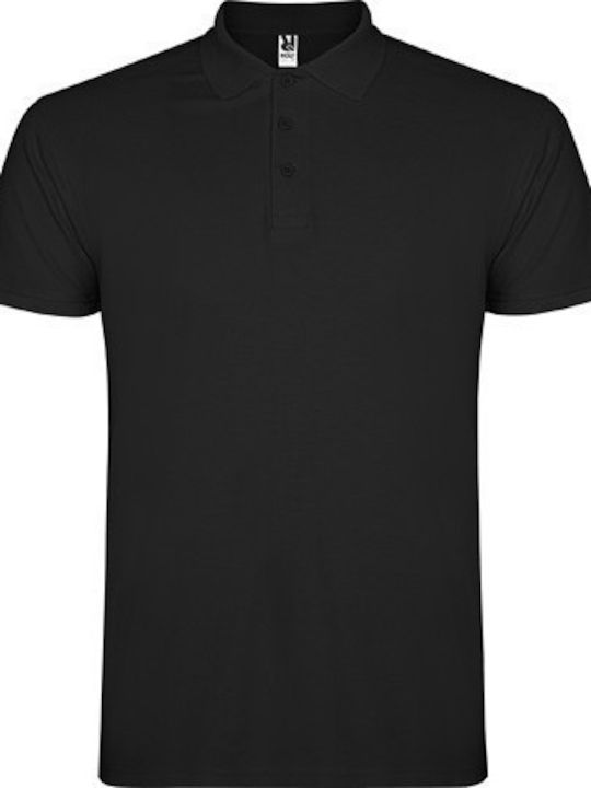 Roly Star Men's Short Sleeve Blouse Black