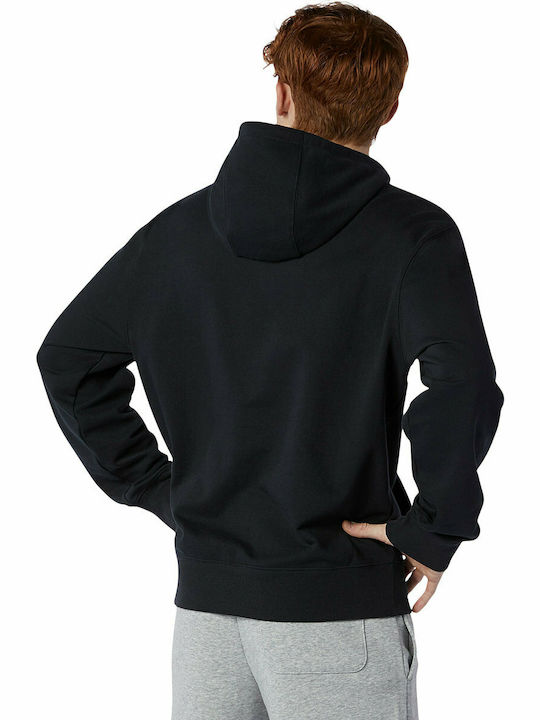 New Balance Essentials Men's Sweatshirt with Hood and Pockets Black