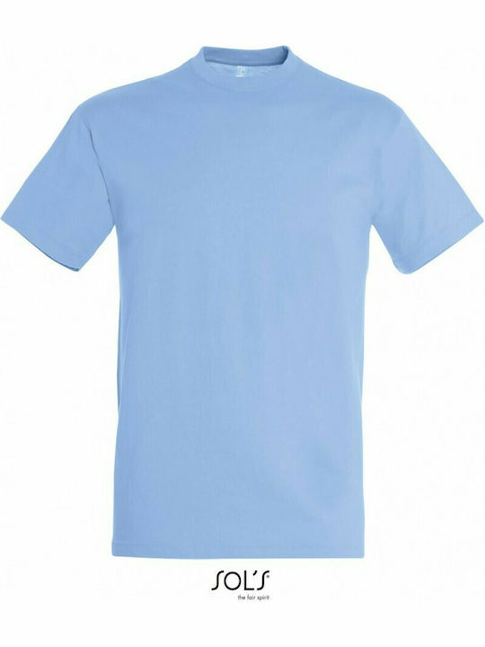 Sol's Regent Men's Short Sleeve Promotional T-Shirt Sky Blue