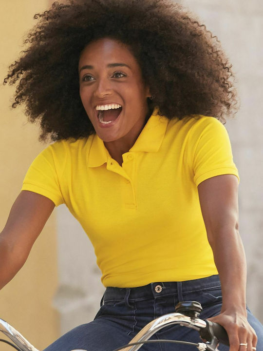 Fruit of the Loom 65/35 Women's Short Sleeve Promotional T-Shirt Sunflower Yellow