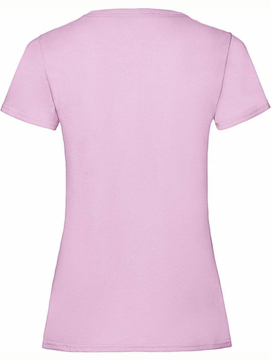 Fruit of the Loom Valueweight Γυναικείο Διαφημιστικό T-shirt Κοντομάνικο σε Χρώμα Fruit of the Loom Valueweight Γυναικείο Διαφημιστικό T-shirt Κοντομάνικο σε Χρώμα