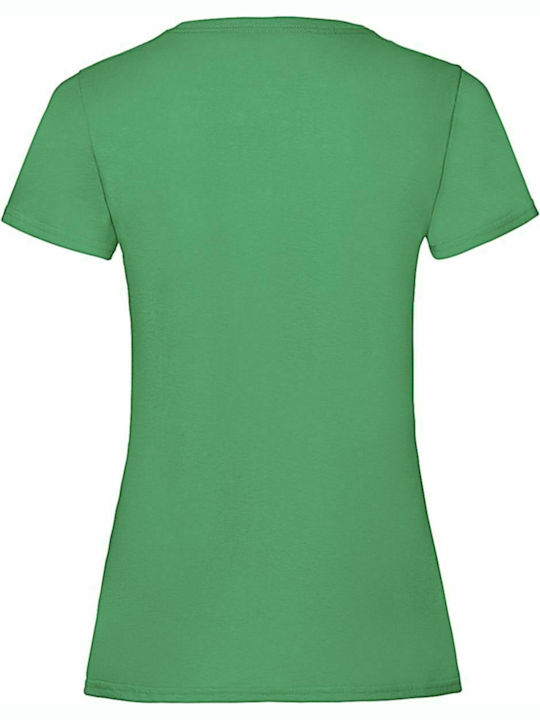 Fruit of the Loom Valueweight T Women's Short Sleeve Promotional T-Shirt Kelly green