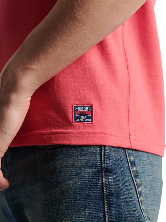Collegiate Graphic Standard Weight T-Shirt Fuchsie