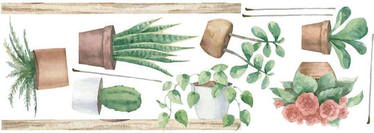 Декоративно Стикер Стена Watercolour Shelves Винил 1бр Ango