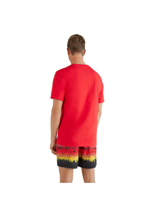 O'neill Cube Men's Short Sleeve T-shirt Red