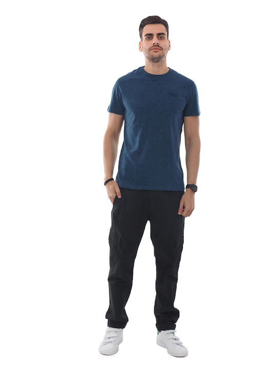 Organic Cotton Vintage Logo T-shirt Blue