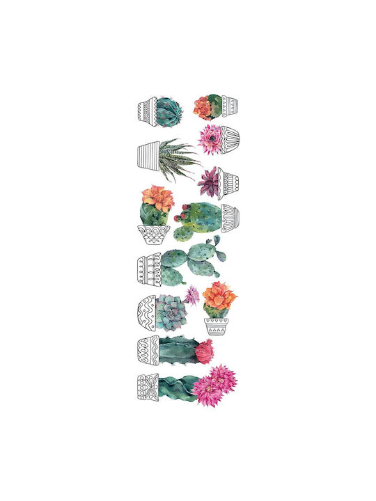 Διακοσμητικό Αυτοκόλλητο Τοίχου Cactus Βινυλίου 1τμχ Ango Διακοσμητικό Αυτοκόλλητο Τοίχου Cactus Βινυλίου 1τμχ Ango