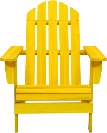 Hölzernes Yellow 1Stück 69.5x86.5x89.5cm