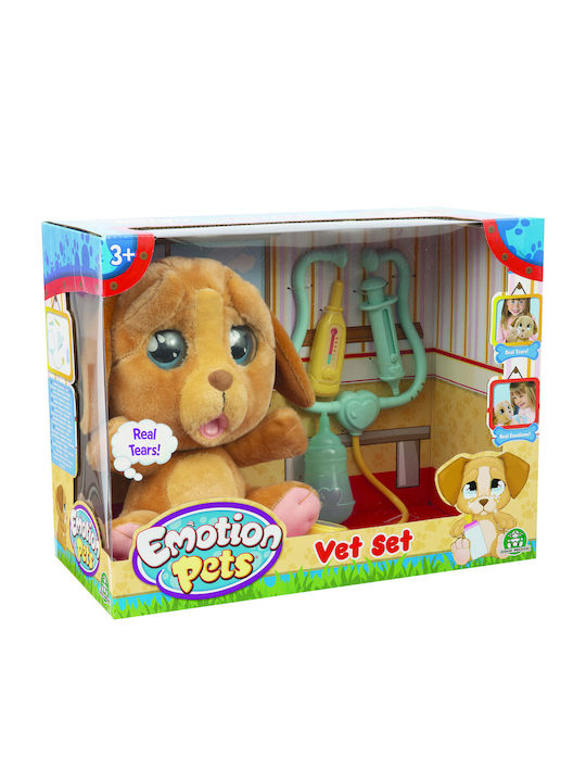 Παιχνιδολαμπάδα Emotion Pets Σκυλάκι με Σετ Κτηνιάτρου για 3+ Ετών Giochi Preziosi