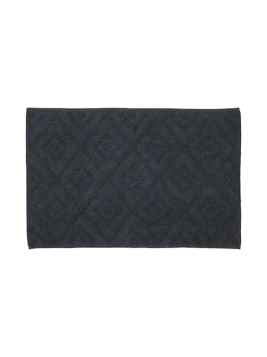 Sealskin Πατάκι Μπάνιου Βαμβακερό Aztec 800095 Dark Grey 60x90εκ.