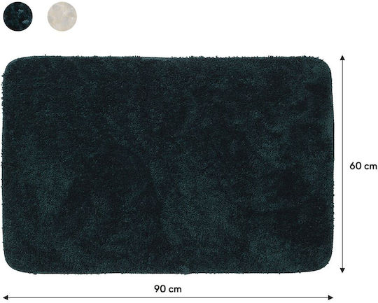 Sealskin Αντιολισθητικό Πατάκι Μπάνιου Microfiber Angora 800119 Dark Green 60x90εκ.
