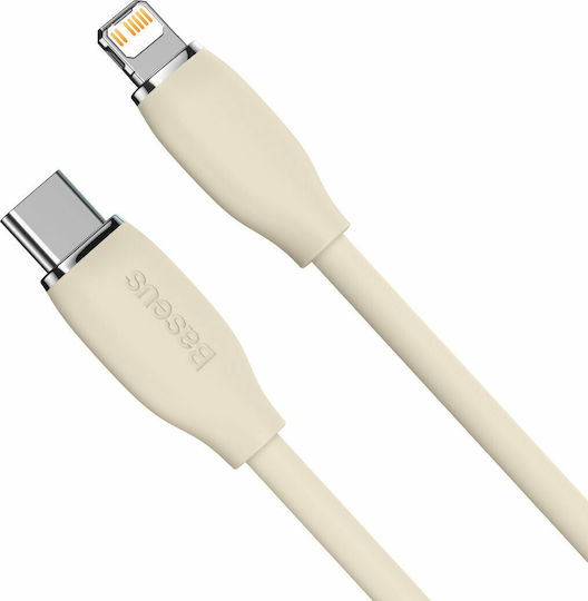 Baseus Jelly Liquid Silica Gel USB-C to Lightning Cable 20W Ροζ 2m (CAGD020104)