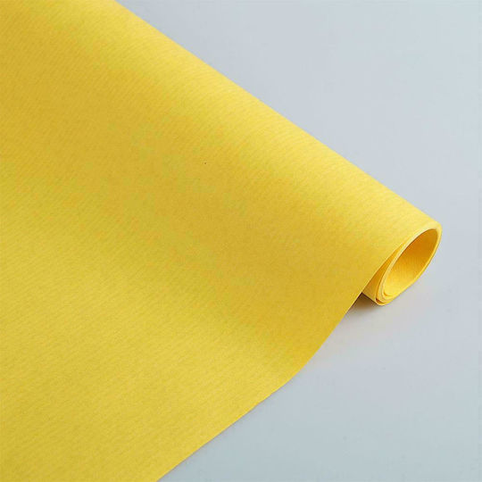 Sadipal 10609 Einwickelpapier für Geschenke Gelb 100cm.