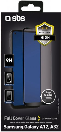 SBS Full Face Tempered Glass Black (Galaxy A32 5G)