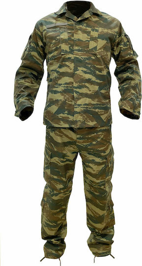 ELVE ACU Military Uniform Greek Camouflage Khaki