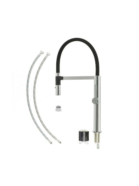 Swiss Aqua Technologies BSD176 Сгъваема Кухненски Смесител Настолен Chrome / Black