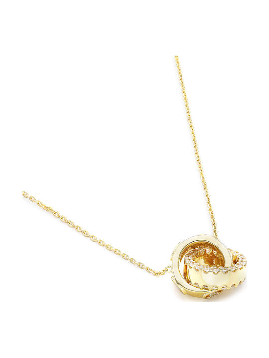 Michael Kors Premium from Gold Plated Silver with Pearls & Zircon